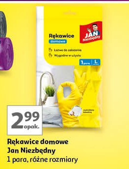 Rękawice gumowe l Jan niezbędny promocja w Auchan