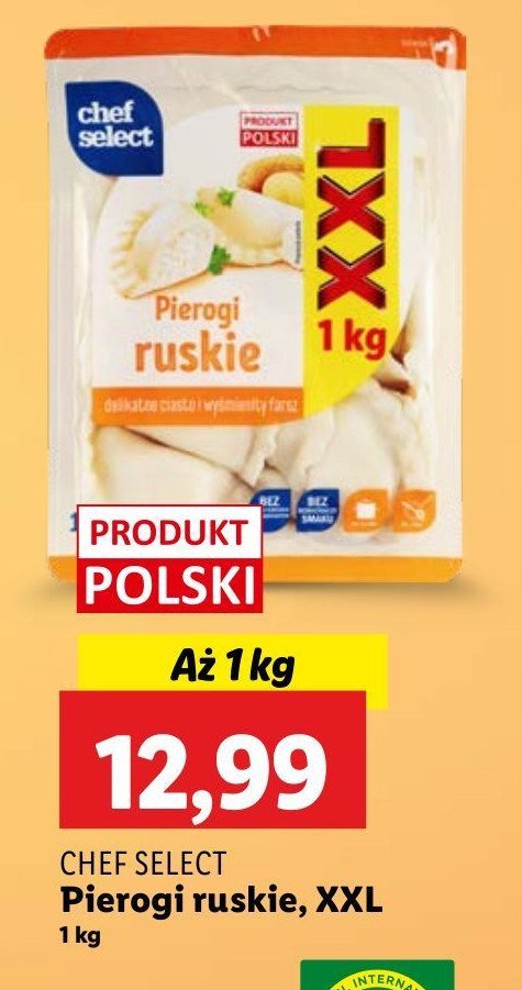 Pierogi ruskie Chef select promocja