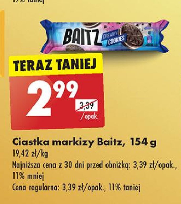 Ciastka markizy Baitz promocja w Biedronka