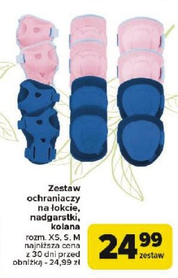 Zestaw ochraniaczy na kolana, 艂okcie, nadgarstki m promocja