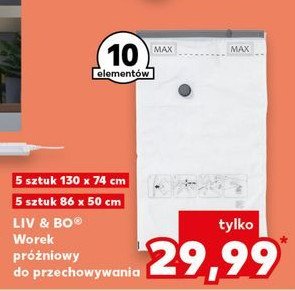 Worek próżniowy 130 x 74 cm + 86 x 50 cm Liv & bo promocja w Kaufland