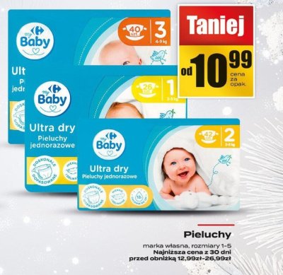 Pieluchy różne rodzaje promocja w Supeco