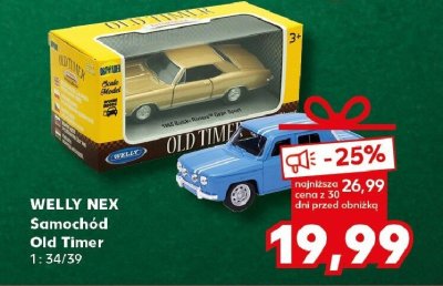 Samochód WELLY NEX Old Timer 1:34/39 promocja w Kaufland