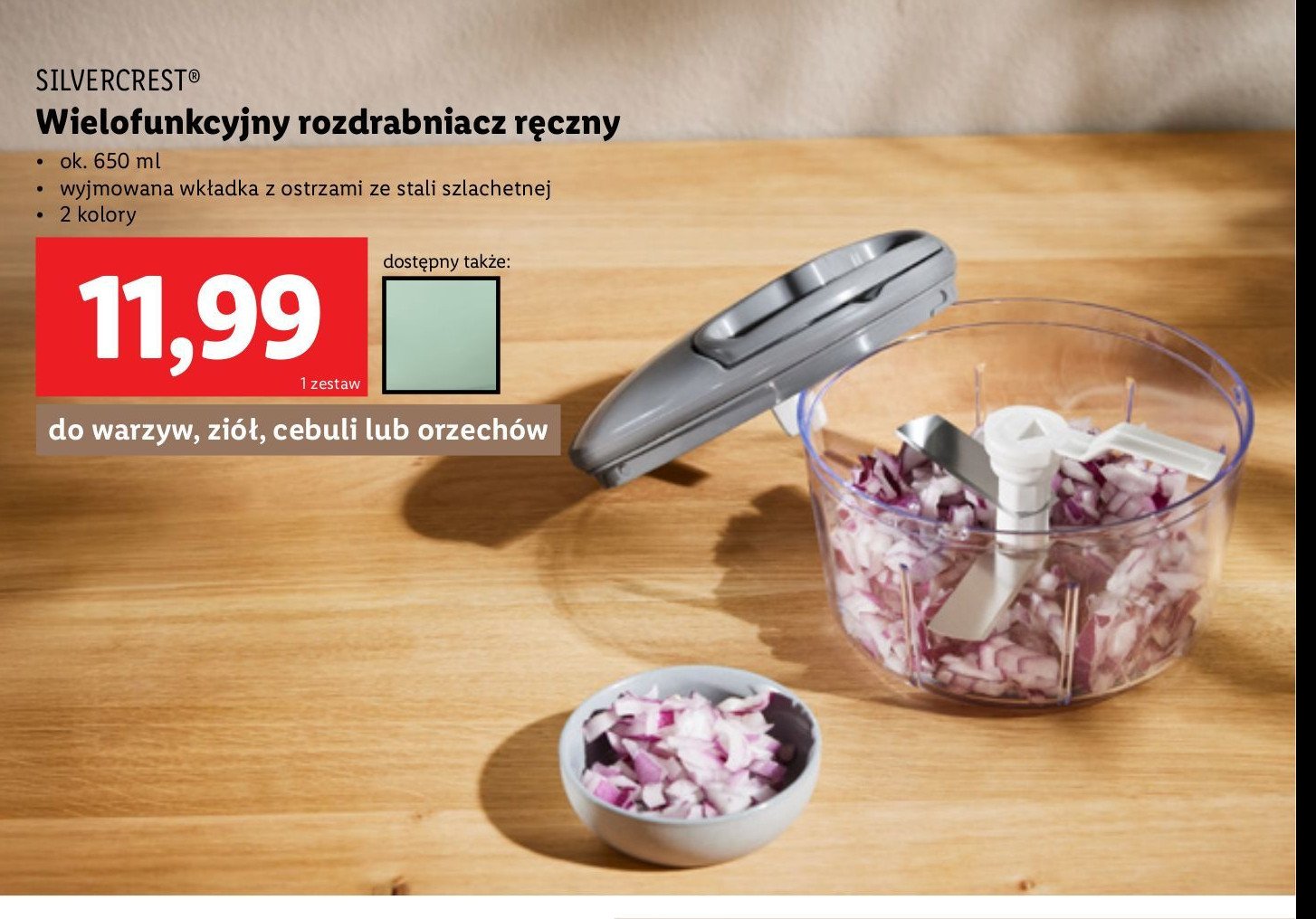 Rozdrabniacz uniwersalny Silvercrest promocja w Lidl