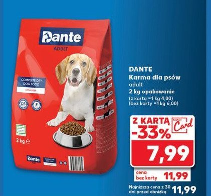 Karma dla psów z wołowiną K-CLASSIC DANTE promocja w Kaufland