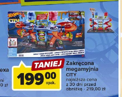 Zakr臋cona mega myjnia Hot wheels city promocja