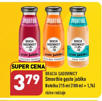 Nap贸j smoothie porzeczka i 偶urawina Bracia sadownicy promocja