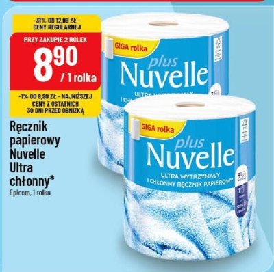 Ręcznik papierowy Nuvelle Ultra chłonny promocja w POLOmarket
