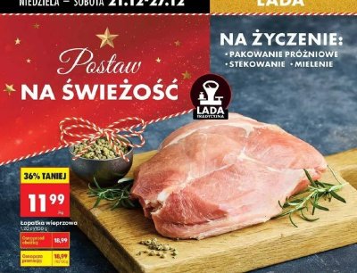 Łopatka wieprzowa LADA promocja w Biedronka