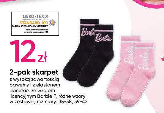 Skarpetki damskie barbie 35-38 promocja