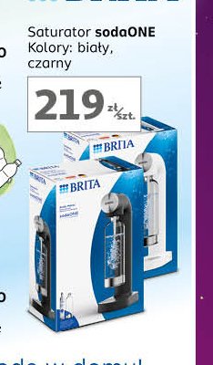 System nagozowywania wody czarny Brita soda one promocja