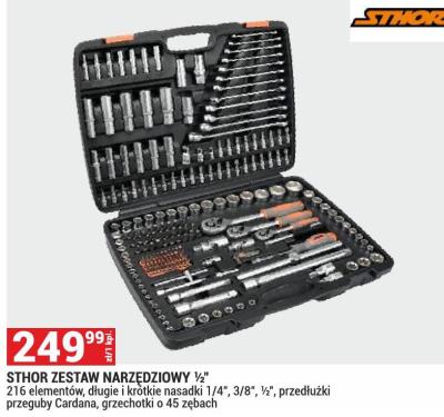 Zestaw narzędziowy Sthor 1/4, 3/8, 1/2 promocja w Merkury Market