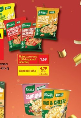 Zupa błyskawiczna nudle różne rodzaje Knorr promocja w Biedronka