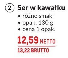 Ser w kawałku różne smaki promocja w Makro