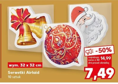 Serwetki Airlaid 10 sztuk promocja w Kaufland
