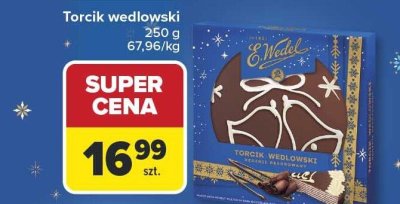 Torcik wedlowski 250 g promocja w Carrefour