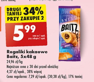 Rogaliki kakaowe Baitz promocja w Biedronka