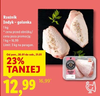 Indyk - golonka promocja w Lidl