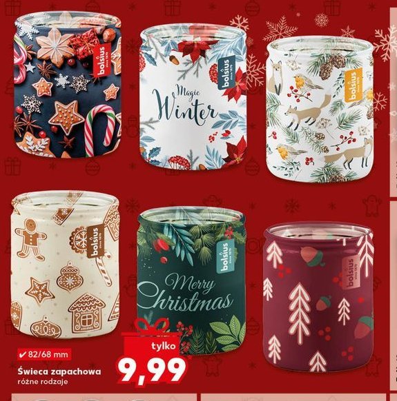 Świeca zapachowa w szkle merry christmas Bolsius promocja