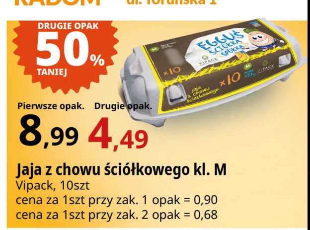 Jaja ściółkowe EGGUŚ SCIÓŁKA I SPÓŁKA promocja