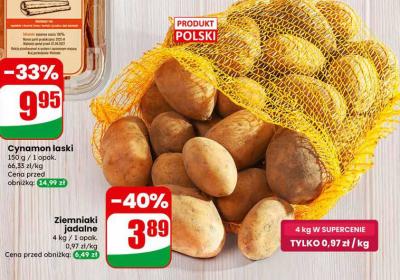 Ziemniaki jadalne promocja w Dino