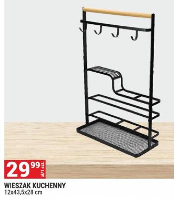 Wieszak kuchenny 12x43,5x28 cm promocja w Merkury Market