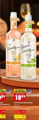 Wino Carlo Rossi Botanicals Jasmine Orange / Lavender Lime promocja w Biedronka