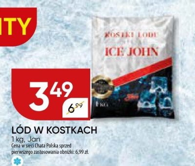 Lód w kostkach Jan promocja w Chata Polska