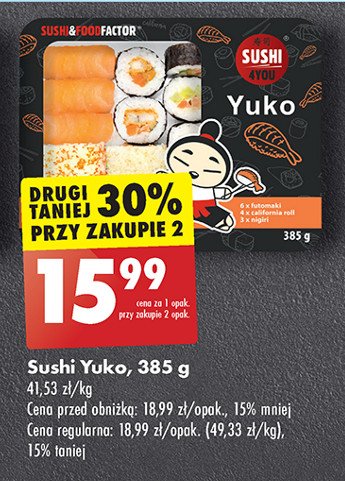 Sushi yuko Sushi 4you promocja