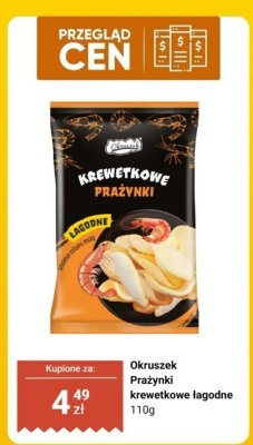 Prażynki krewetkowe łagodne promocja w Dino