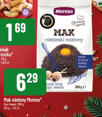 Mak mielony Moreso niebieski mielony promocja w POLOmarket