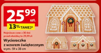 Wycieraczka z wzorem świątecznym promocja w Auchan