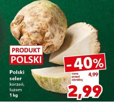 Seler polski korzeń luzem promocja w Kaufland