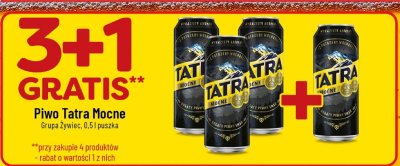 Piwo Tatra Mocne promocja w POLOmarket