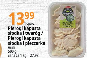 Pierogi kapusta s艂odka i pieczarki ARINI promocja
