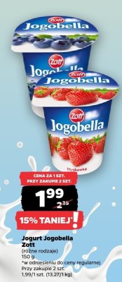 Jogurt Jogobella, różne rodzaje promocja w Netto