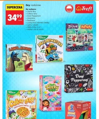 Gry rodzinne Doni Pepperoni Trefl promocja w Biedronka