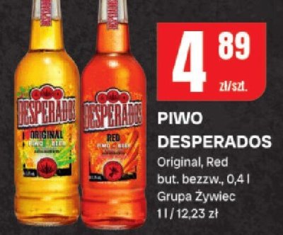Piwo Desperados promocja w Chorten