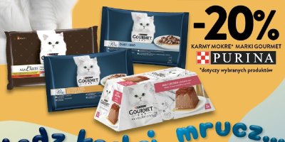 Mokra karma dla kota GOURMET Gold wybrane rodzaje promocja w Intermarche