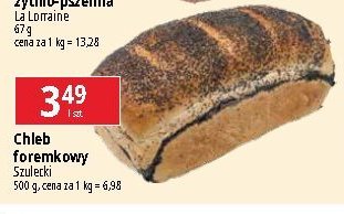 Chleb foremkowy PIEKARNIA SZULECKI promocja