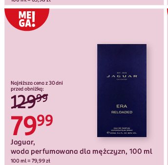 Woda perfumowana Jaguar era reloaded promocja w Rossmann