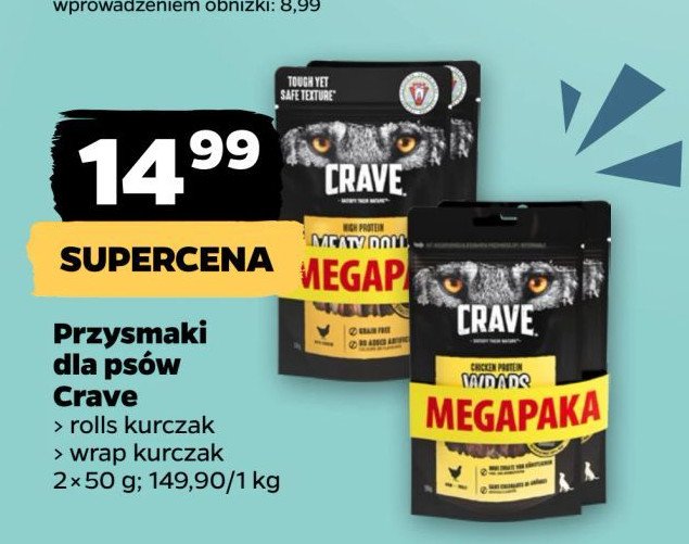 Przysmak rolls kurczak Crave promocja