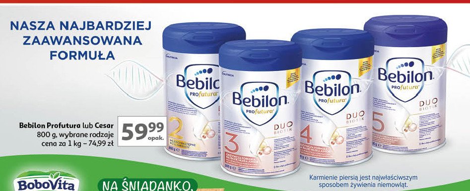 Mleko 4 Bebilon profutura duo biotik promocja