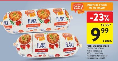 Flaki w pomidorach Z DOBREJ KUCHNI wybrane rodzaje promocja w Intermarche