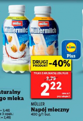 Napój mleczny Mullermilch promocja