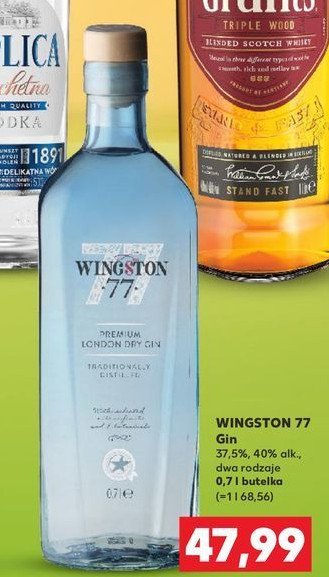 Gin Wingston 77 pink promocja w Kaufland