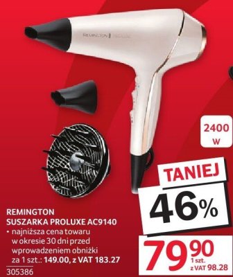 Suszarka PROLUXE AC9140 REMINGTON promocja w Selgros