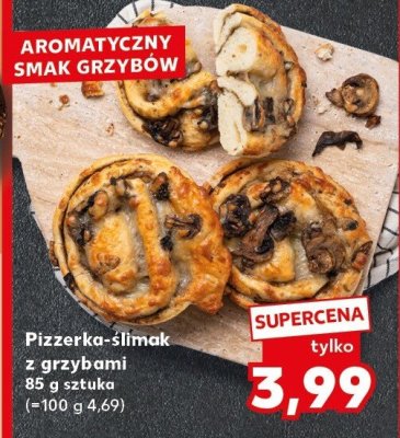 Pizzerka-ślimak z grzybami promocja w Kaufland