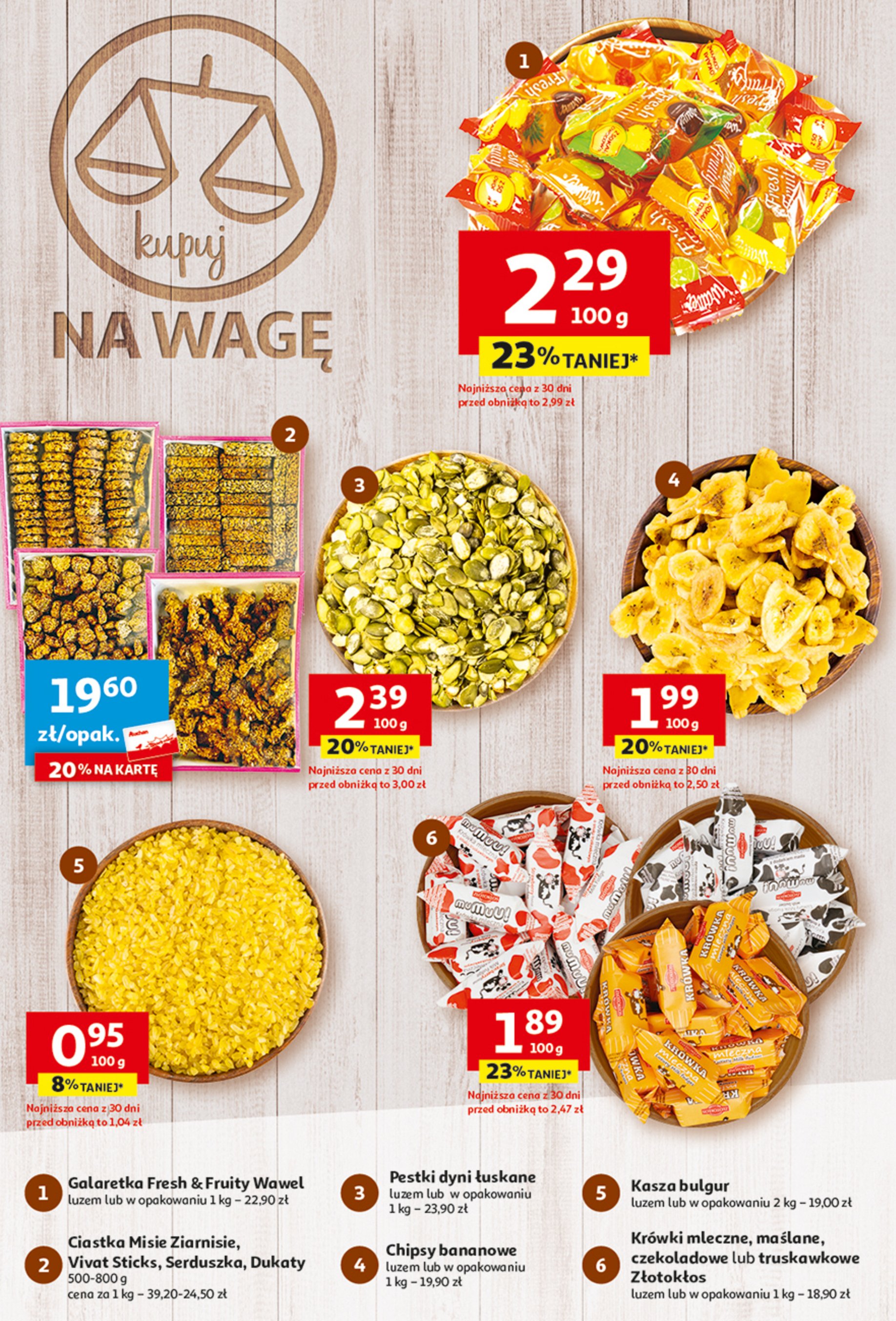 Chipsy bananowe promocja w Auchan