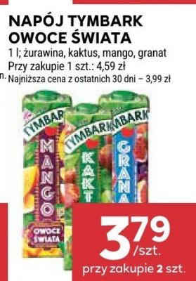 Napój Tymbark Owoce Świata promocja w Stokrotka